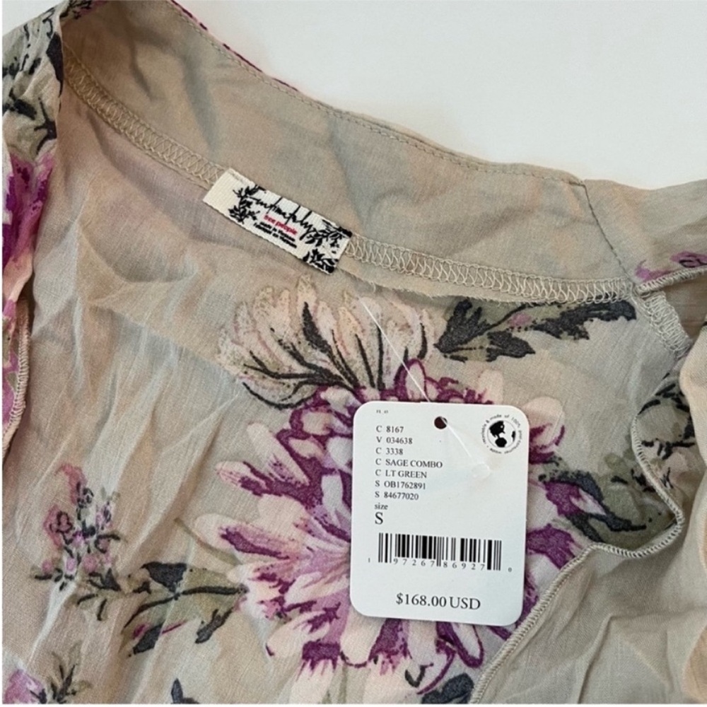 Free People Robe & Shorts Set Small - Picture 6 of 7